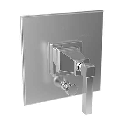 Newport Brass Balanced Tub & Shower Diverter Plate With Handle in Satin Nickel (Pvd) 5-3142BP-15S